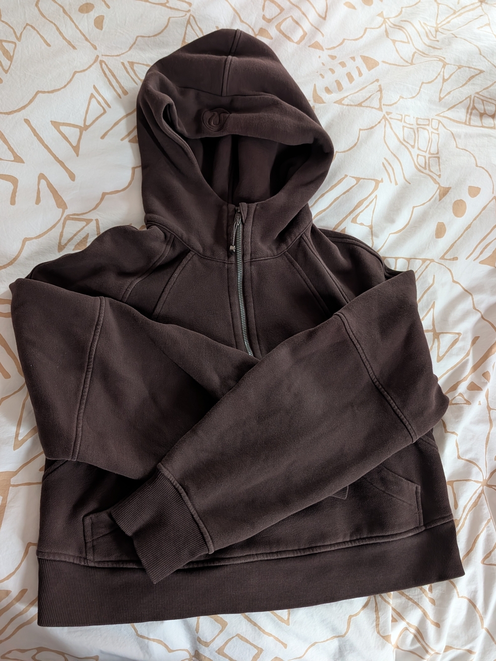 Lululemon Cropped Oversized Scuba Half-Zip Size S